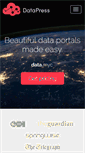Mobile Screenshot of datapress.com