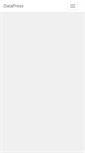 Mobile Screenshot of datapress.be